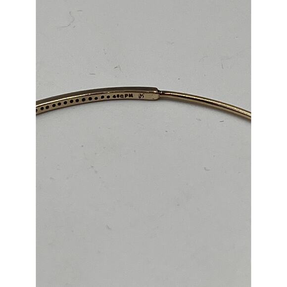 Designer Signed 480PM Gold Silver Platinum 38 Diamond Lobster Claw Bracelet - Picture 9 of 9